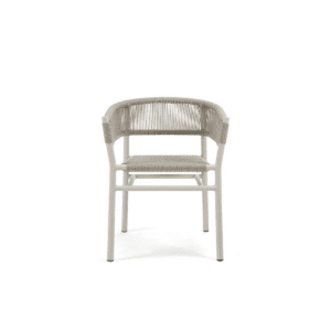 Ethimo Kilt Dining armchair in Aluminum